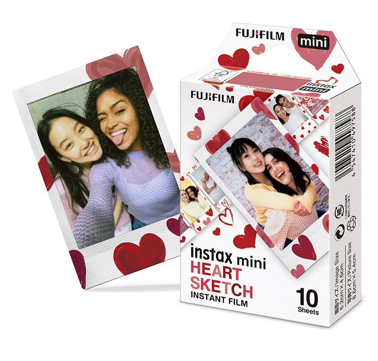 FUJIFILM INSTAX Heart Sketch Deko Film_1 web