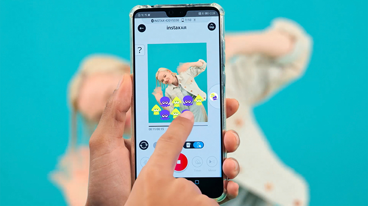 INSTAX Nintendo 15. instaxAiR drawing directly WP