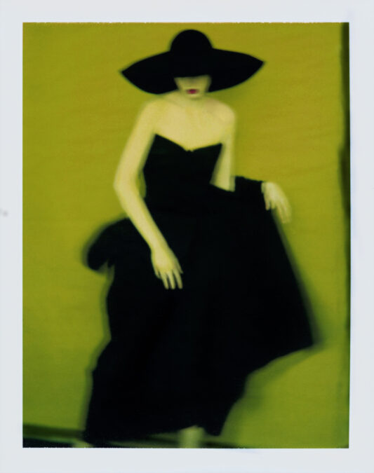 Sarah Moon Fashion 11 Yoji Yamamoto 1996 color pigment print 74 x 57 cm edition of 15. © and courtesy Galerie Commeter Sarah Moon Fashion 11 Yoji Yamamoto 1996 color pigment print 74 x 57 cm edition of 15. © and courtesy Galerie Commeter