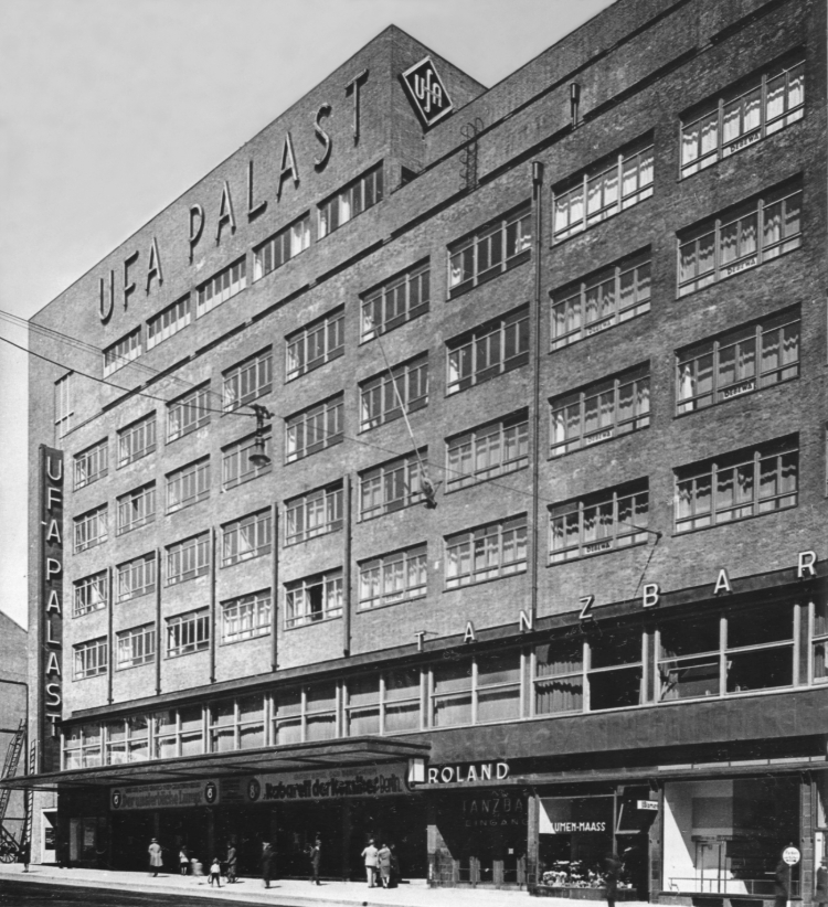 Fritz Block Deutschlandhaus Fassade Ufa-Palast, 1930 Fritz-Block-Deutschlandhaus-Fassade-Ufa-Palast-1930