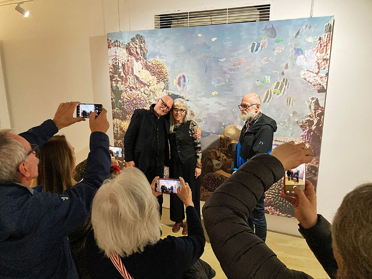 Lois Lammerhuber, Anne Zahalka und Václav Macek eröffnen die Ausstellung „Fragmente der Wildnis“