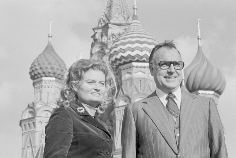 Helmut Kohl in der UdSSR, 1975.© Volker Hinz / Bayerische Staatsbibliothek