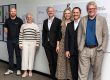 Preisvergabe BFF-Förderpreis 2025/26. Personden von l.n.r.: Jan Ole Schmidt, Produktmanager White Wall, Petra Felgen, CEO White Wall, sowie die Vorstände des BFF-Förderkreises, Hendrik Lüders, Anja Segermann, Jonas Ruhs, Götz Schleser. © WhiteWall